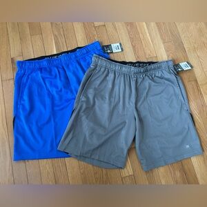 Russell Athletic Blue and Gray Men's Athletic Shorts Lot Size Large
